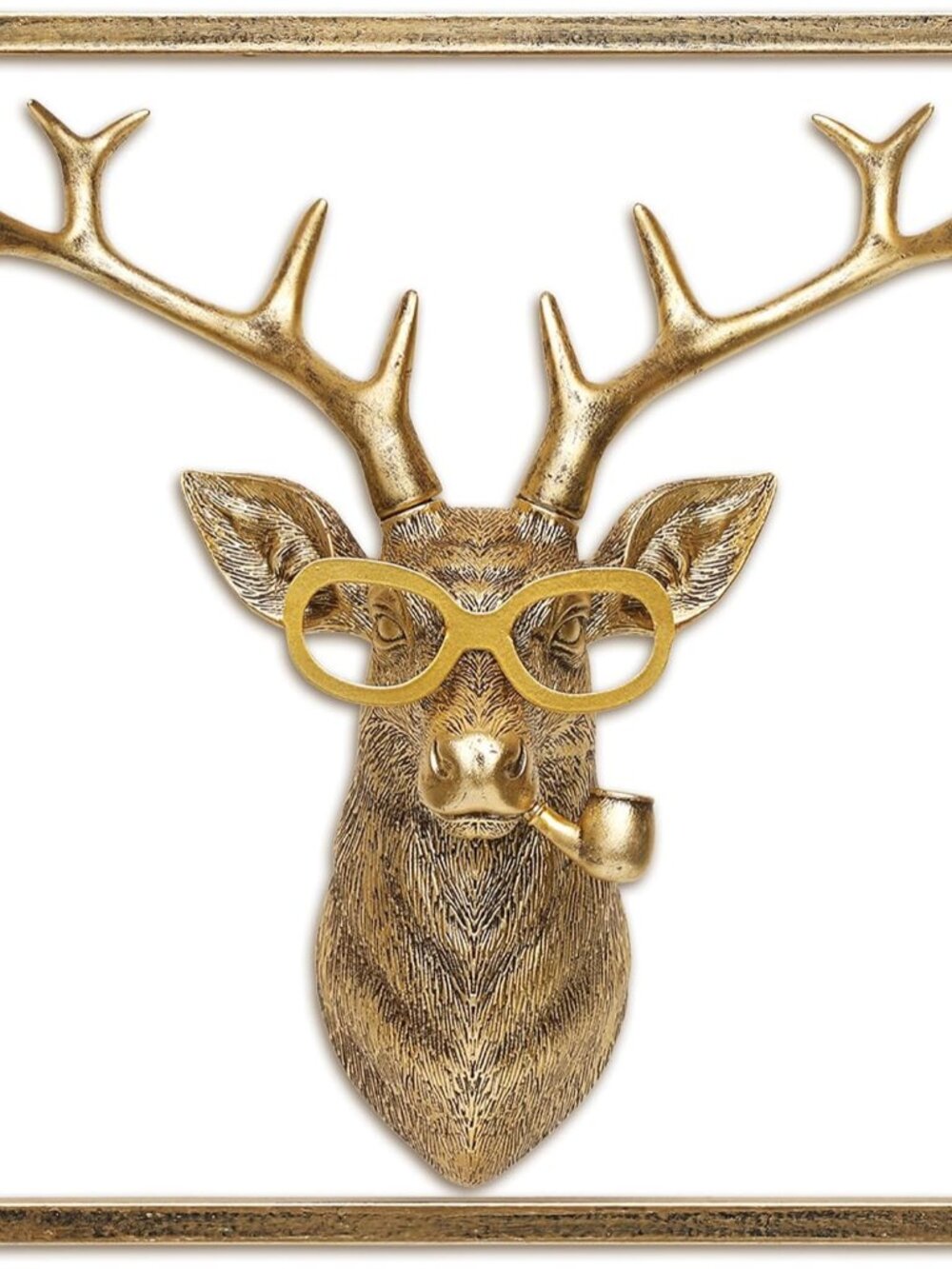 Animal Heads Wall Decor Includes Metal Frame Resin Animals Sculptures Head Wall - Picture 1 of 8